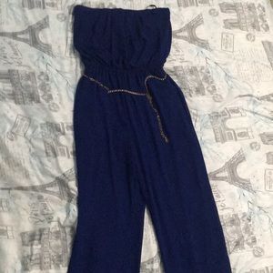 Strapless jumpsuit